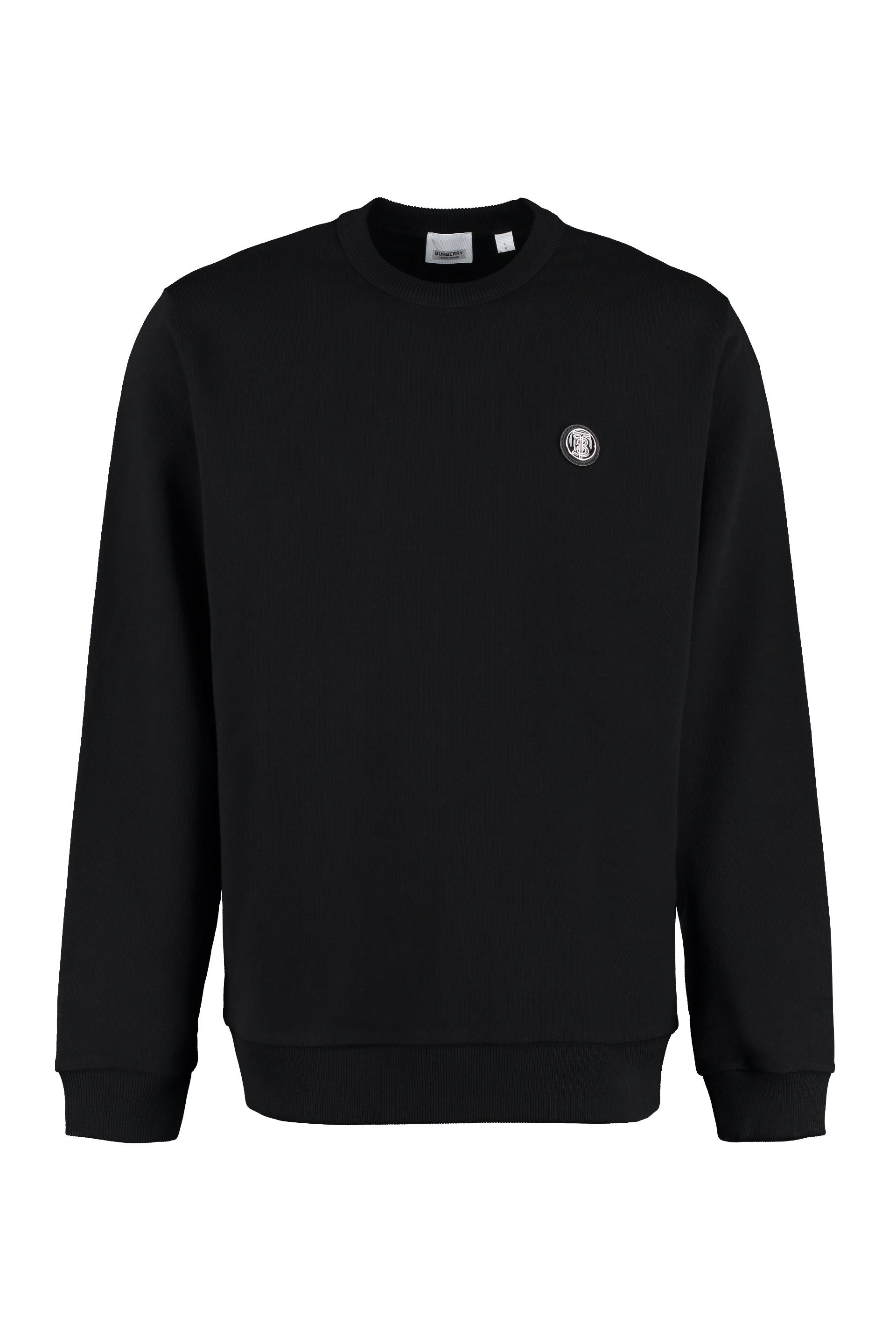 Burberry Logo Patch Crewneck Sweatshirt