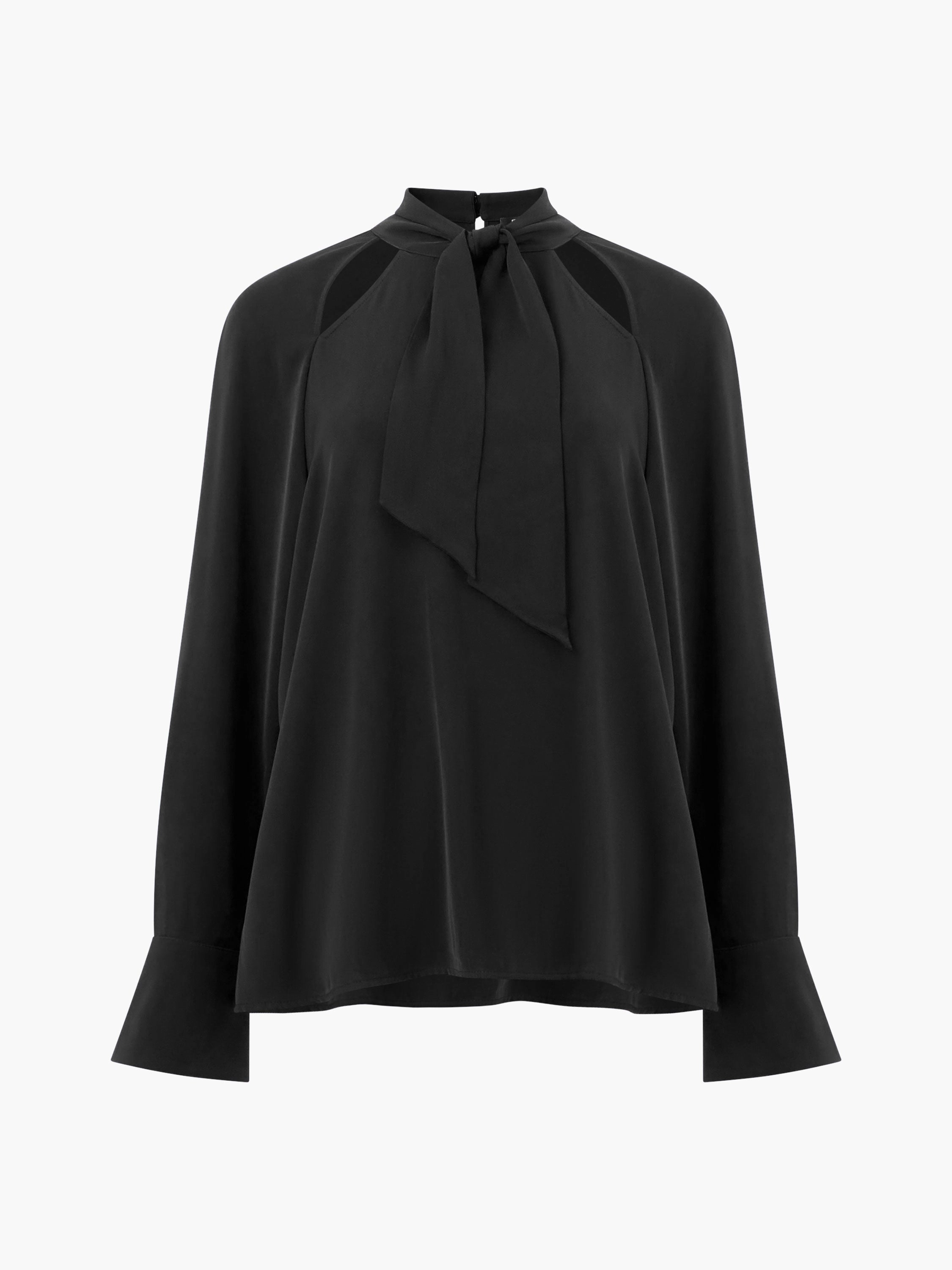 Carmen Recycled Crepe Tie Blouse