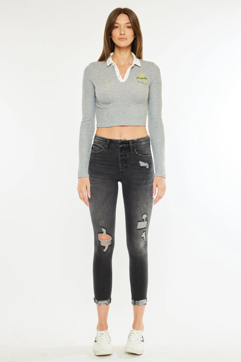 Cassidy High Rise Ankle Skinny Jeans