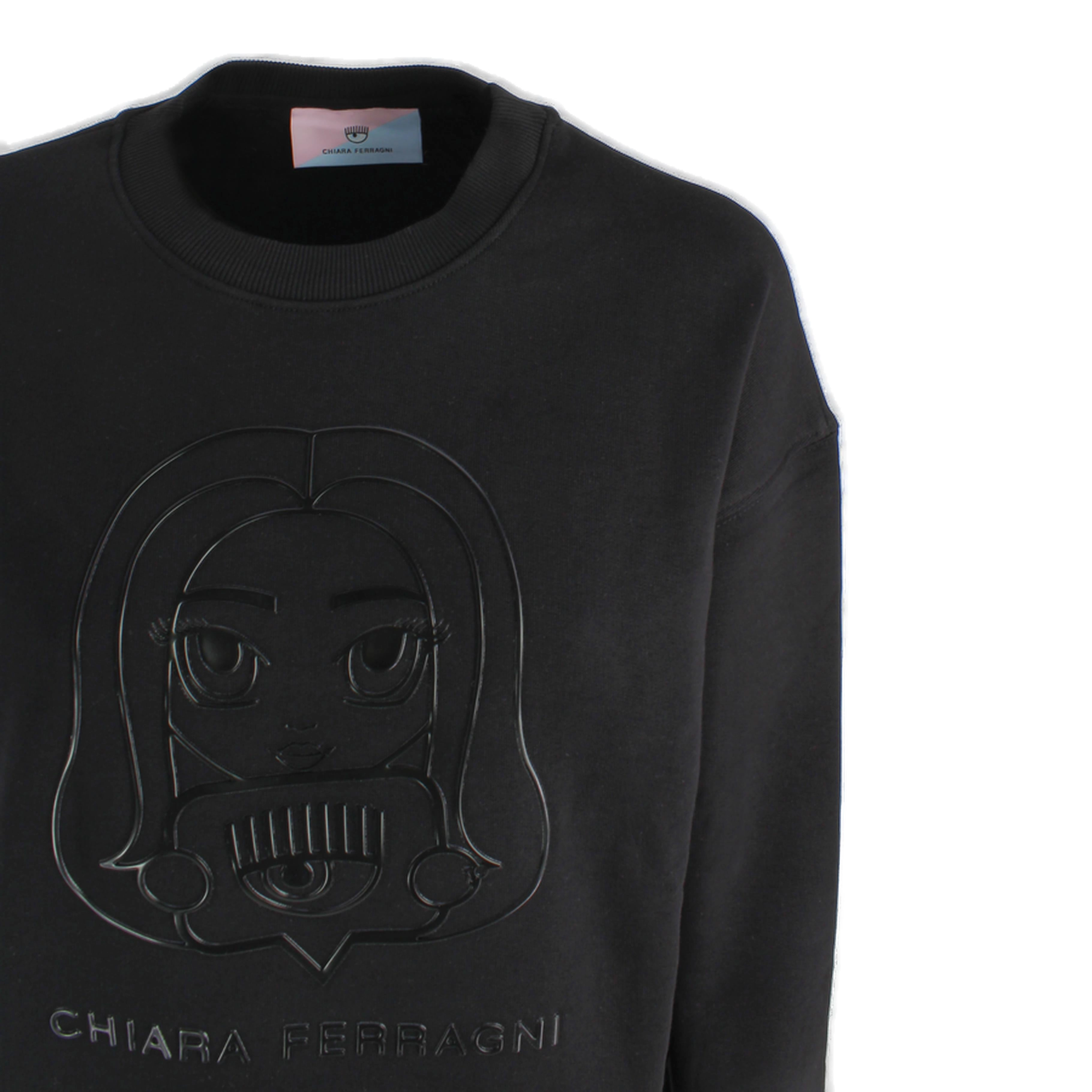 Chiara Ferragni Crewneck Long Sleeved Sweatshirt