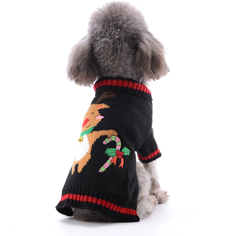Christmas Clothes Pets Sweater Dog Winter Coat