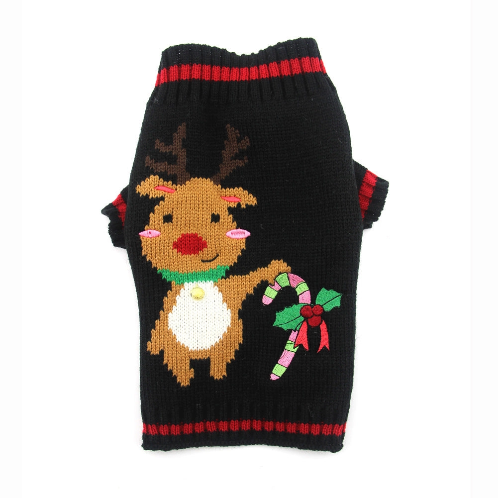 Christmas Clothes Pets Sweater Dog Winter Coat
