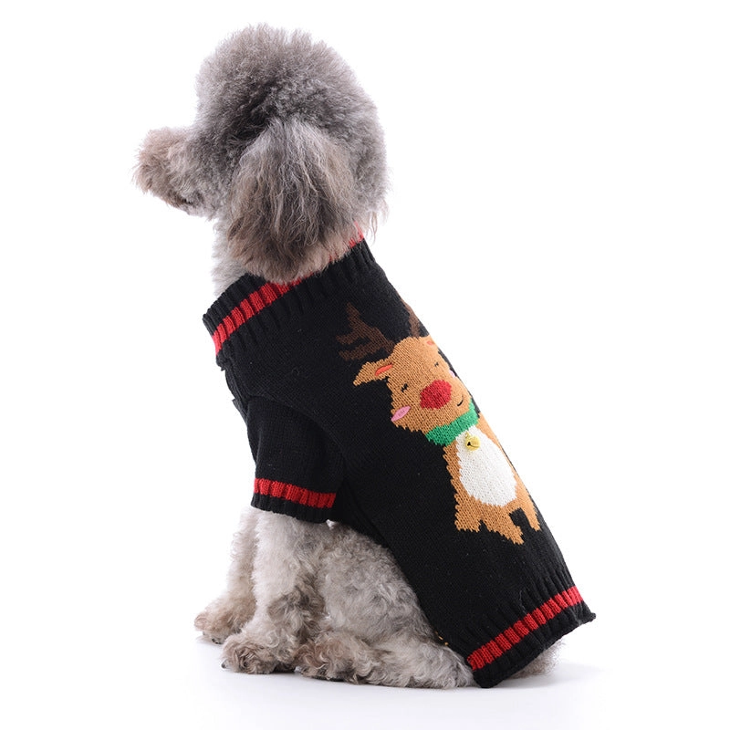 Christmas Clothes Pets Sweater Dog Winter Coat