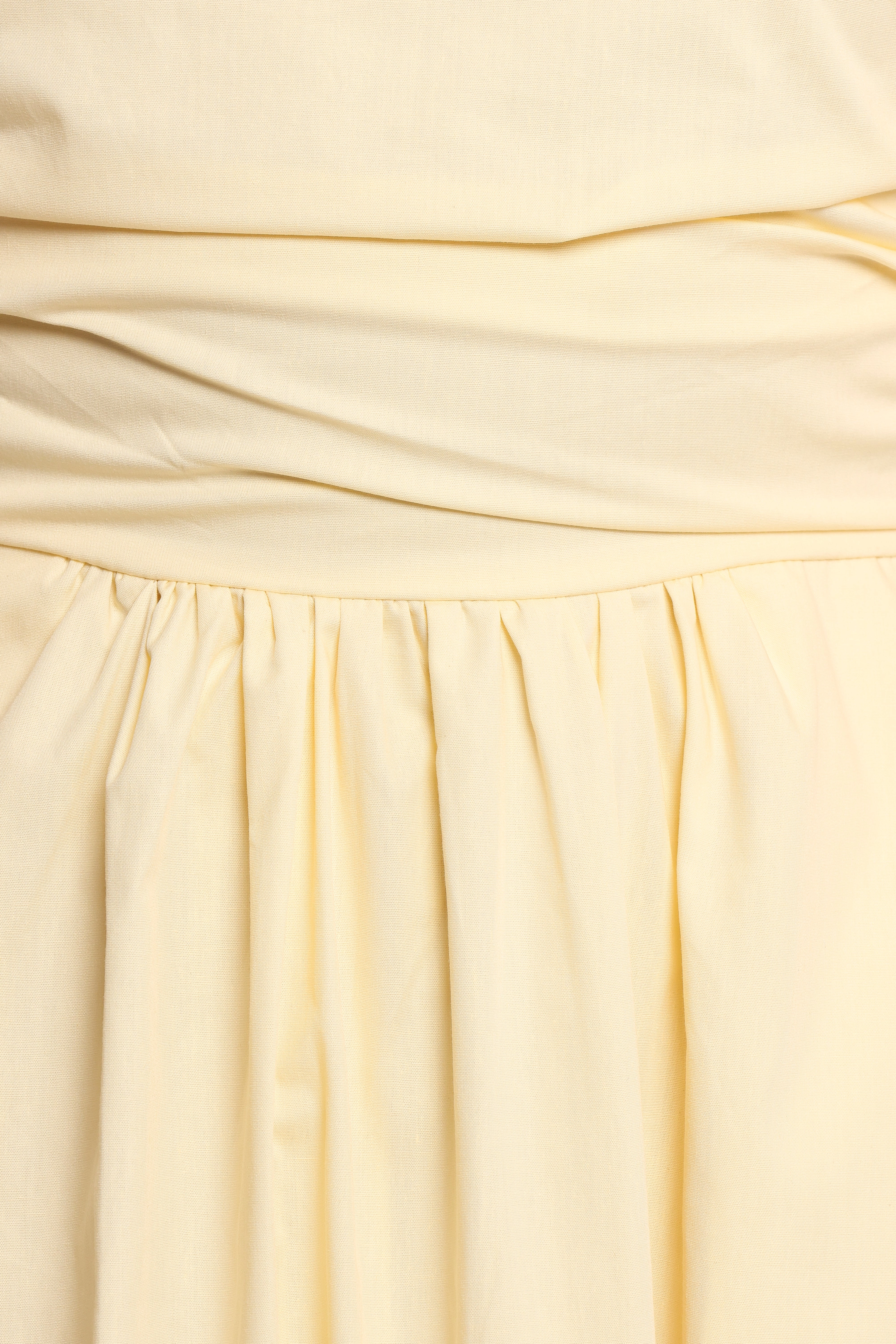 Clo Puff Sleeve Dress - Yellow
