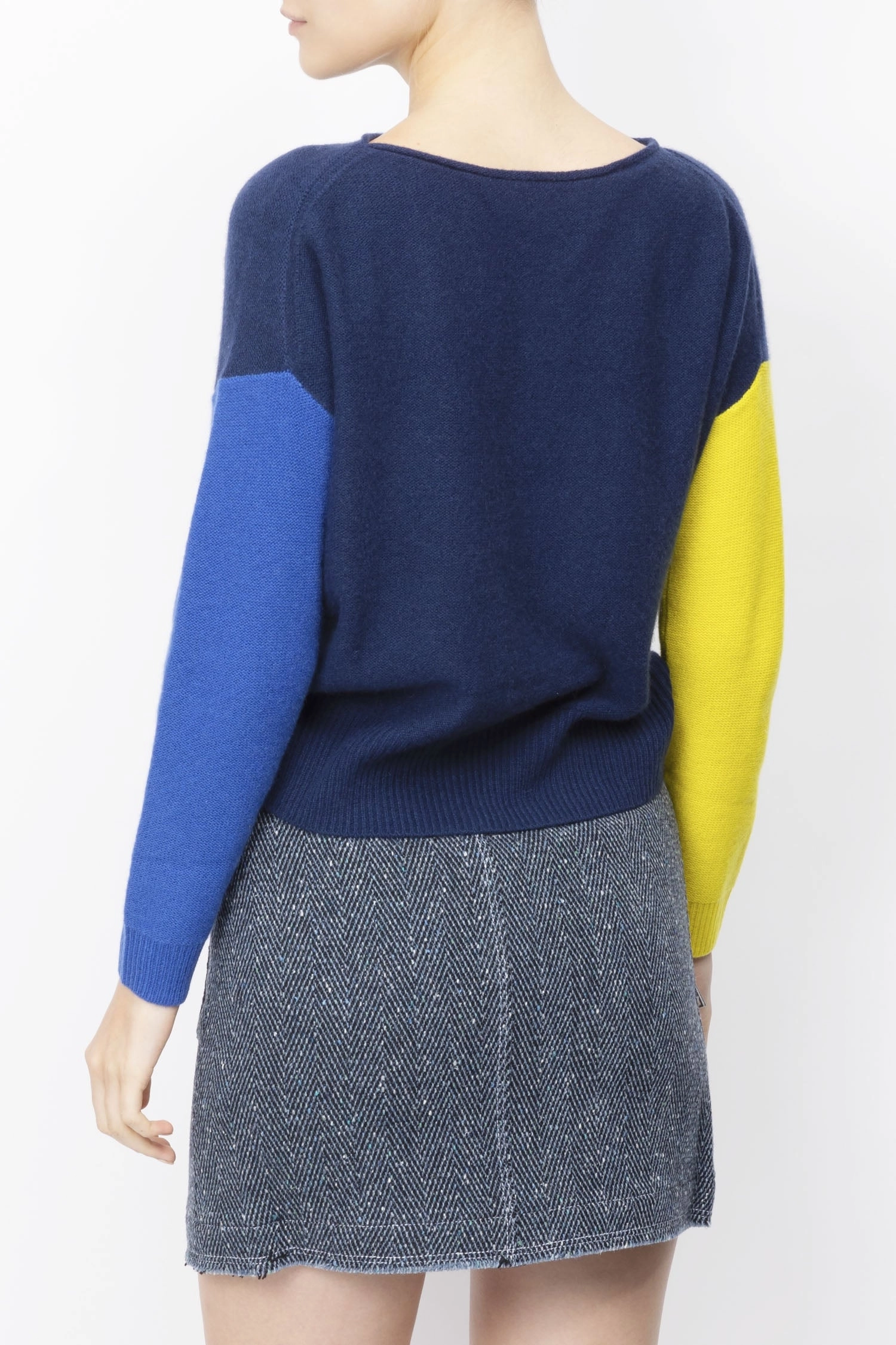 Colour Block Cashmere Sweater