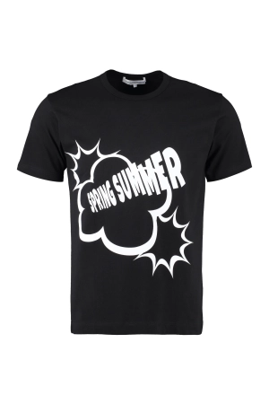 Comme des Garçons Shirt Graphic Printed Crewneck T-Shirt