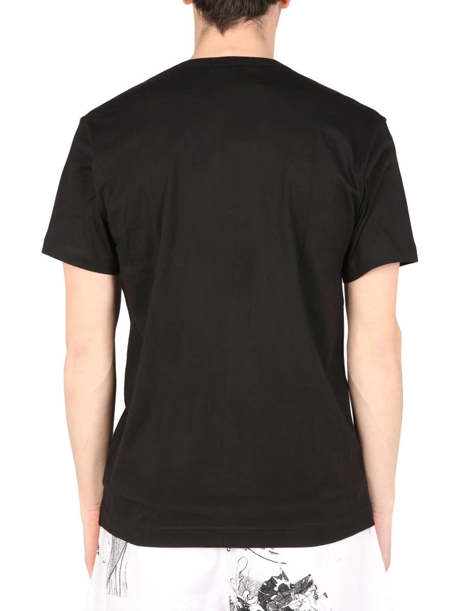 Comme des Garçons Shirt Graphic Printed Crewneck T-Shirt