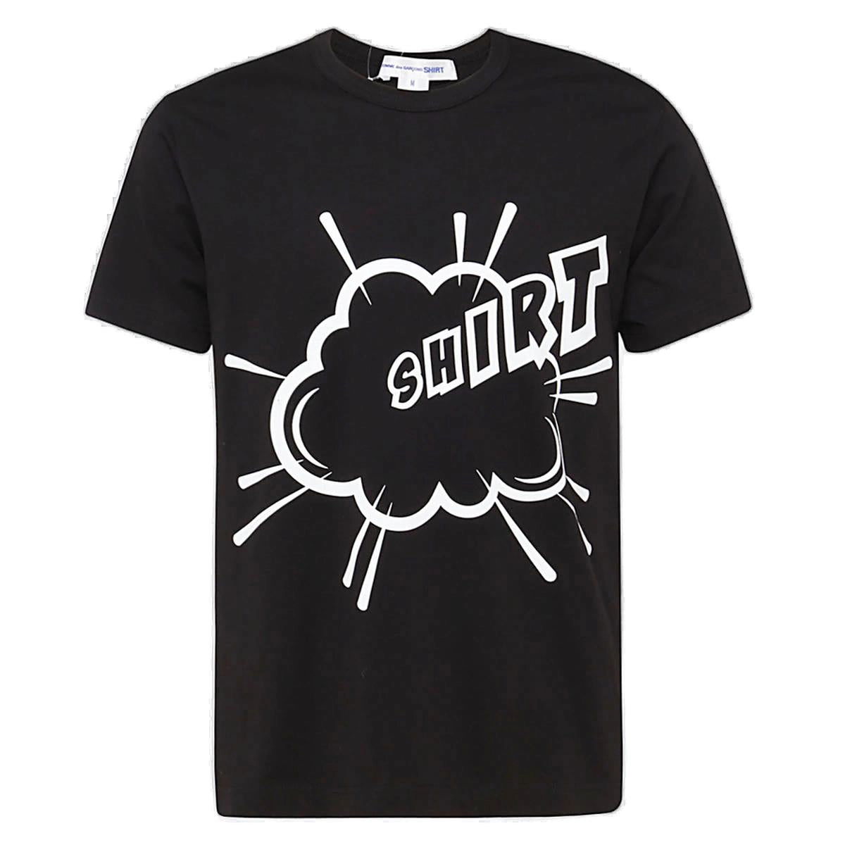 Comme des Garçons Shirt Graphic Printed Crewneck T-Shirt