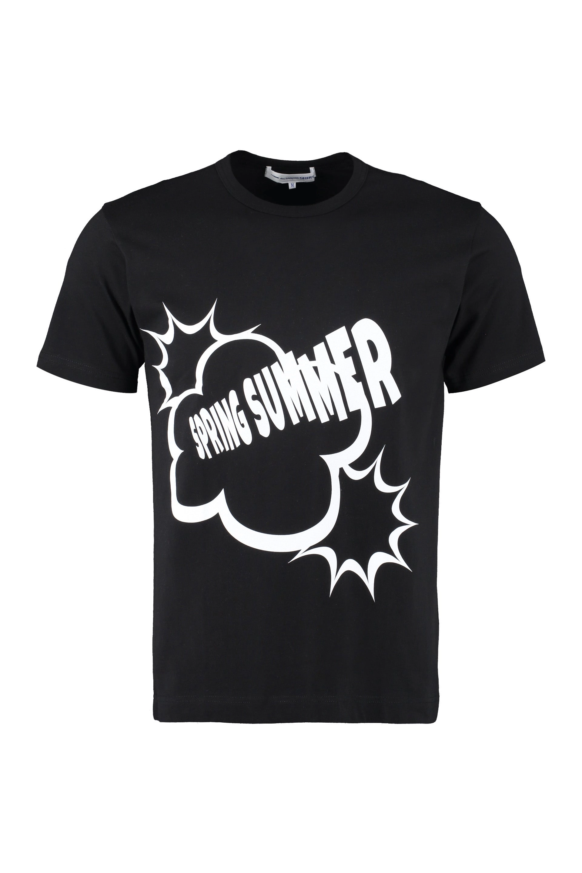 Comme des Garçons Shirt Graphic Printed Crewneck T-Shirt
