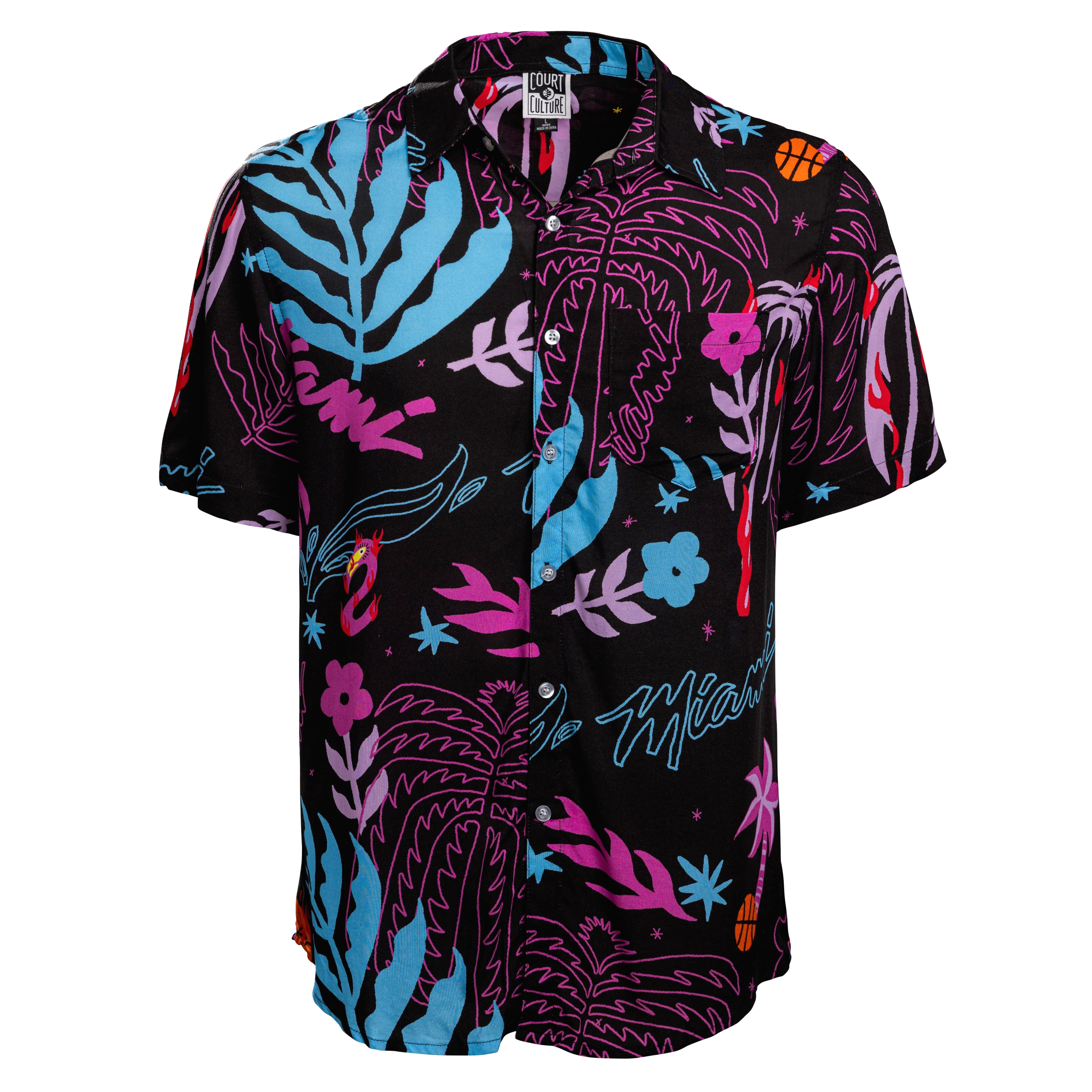 Court Culture Vice Floral Button-Down