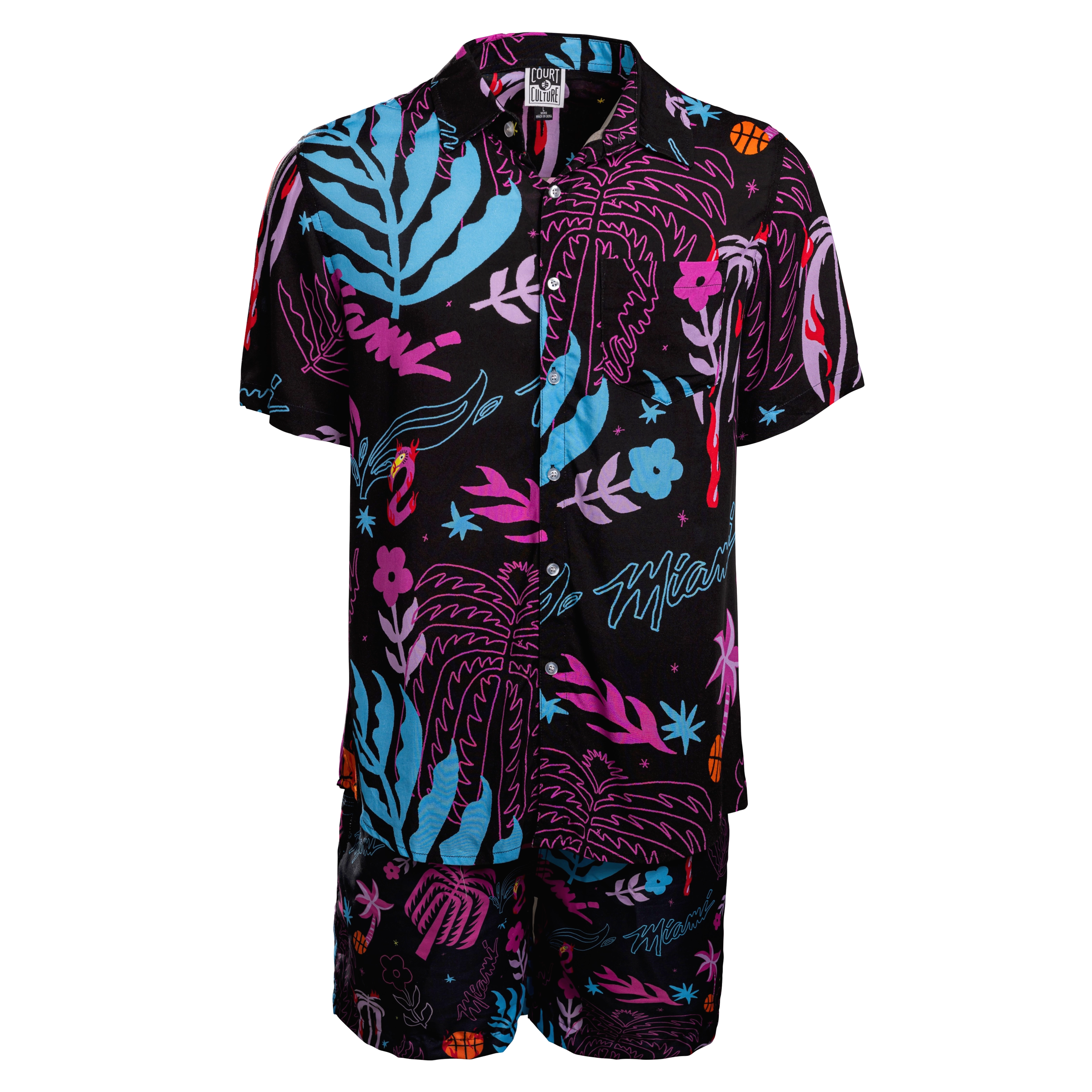 Court Culture Vice Floral Button-Down