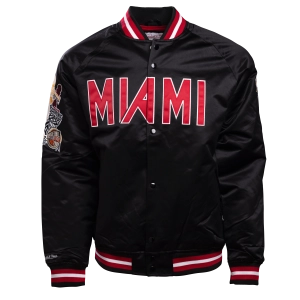Court Culture x Mitchell and Ness Wade HOF Satin Jacket