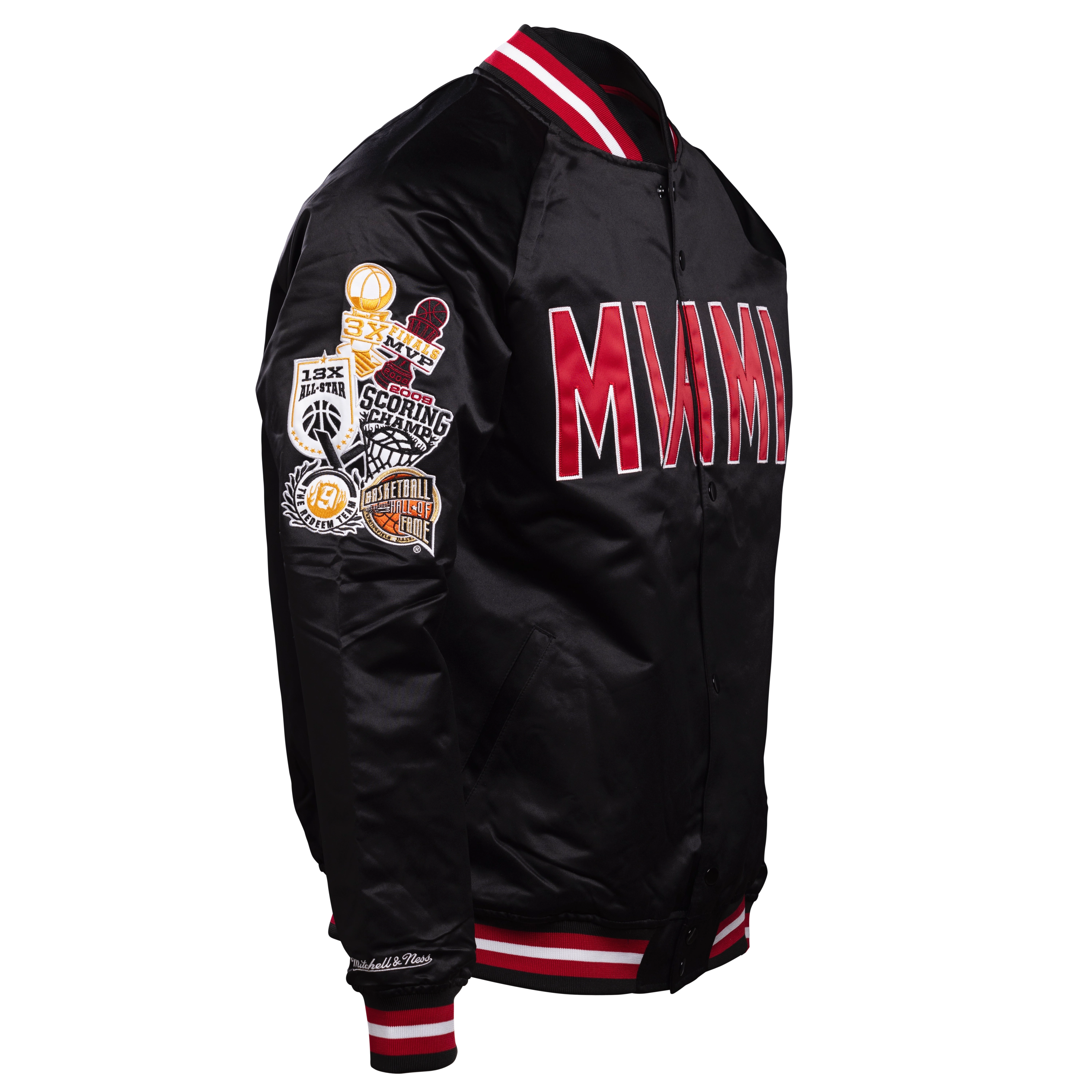 Court Culture x Mitchell and Ness Wade HOF Satin Jacket