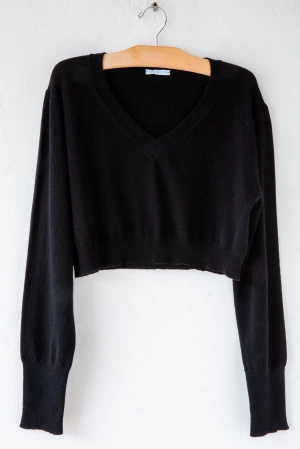 Crop Air V Neck