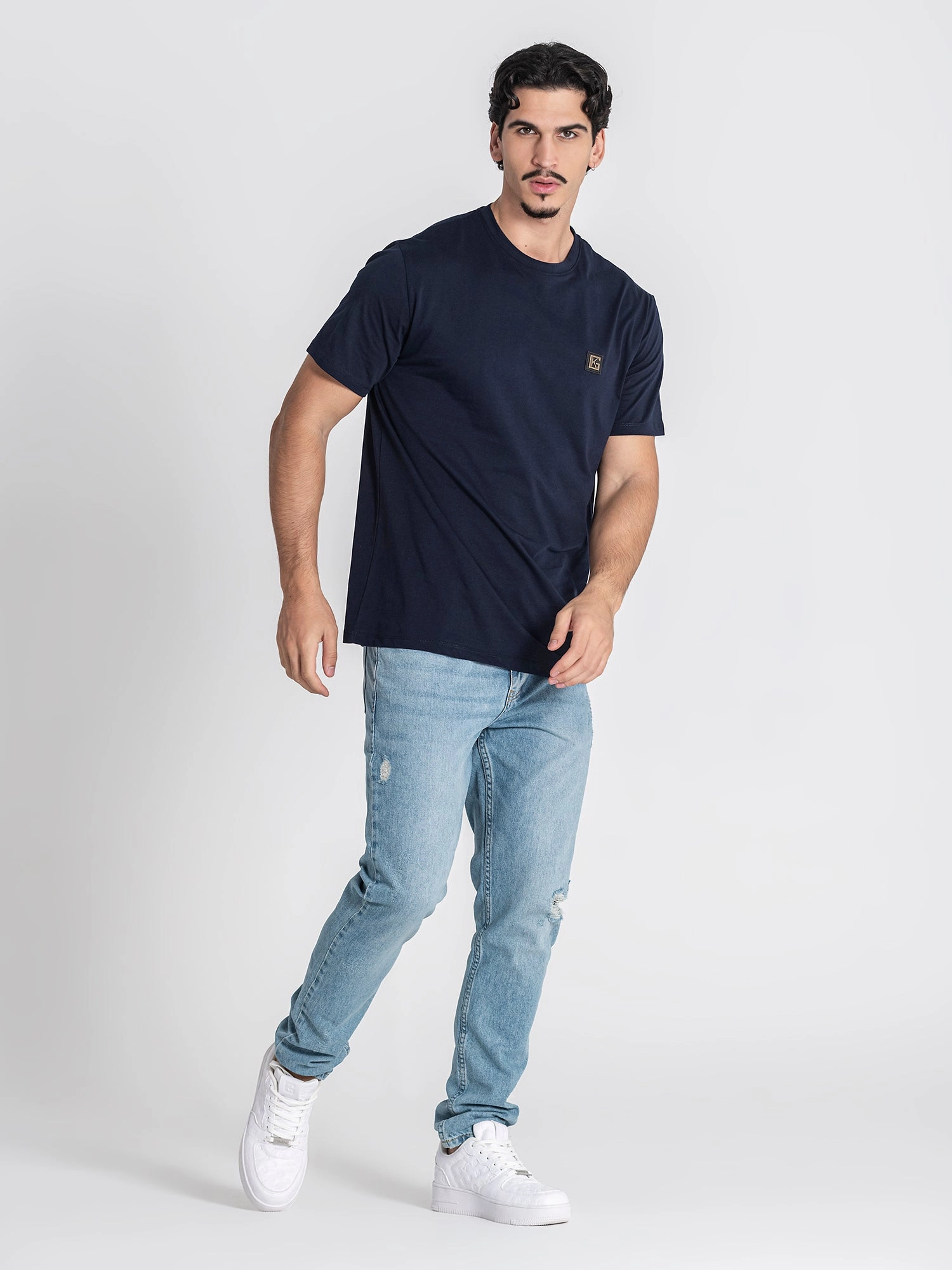 Dark Blue GK Plaque Tee