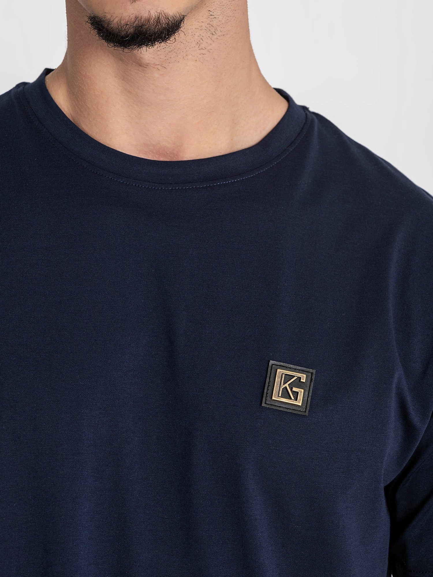 Dark Blue GK Plaque Tee