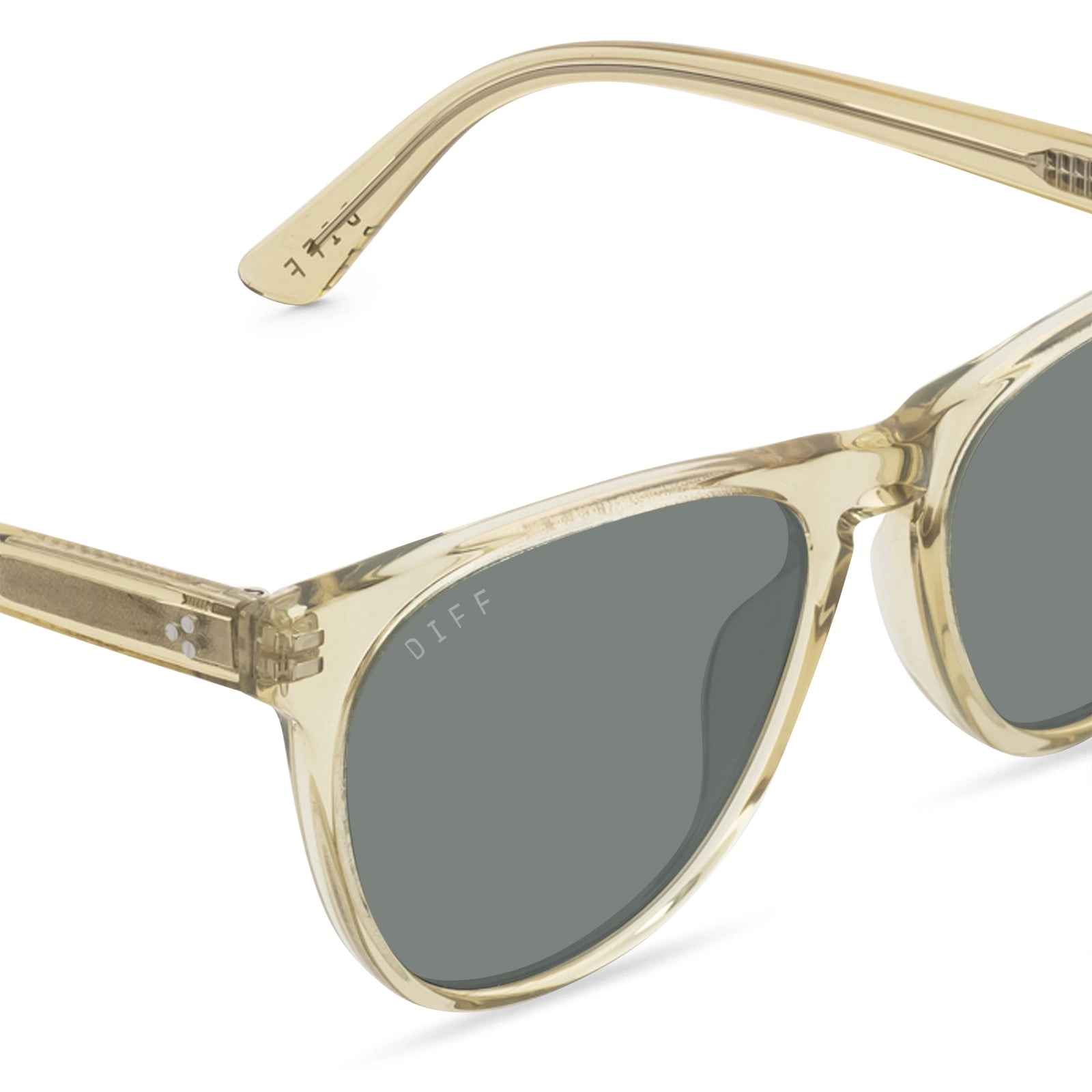 DARREN - PLATINUM CRYSTAL   G15 POLARIZED SUNGLASSES
