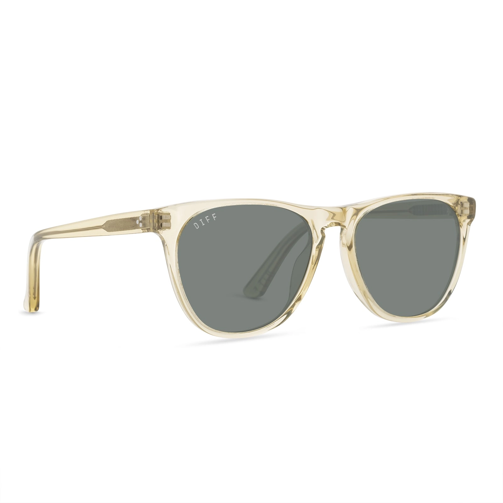 DARREN - PLATINUM CRYSTAL   G15 POLARIZED SUNGLASSES
