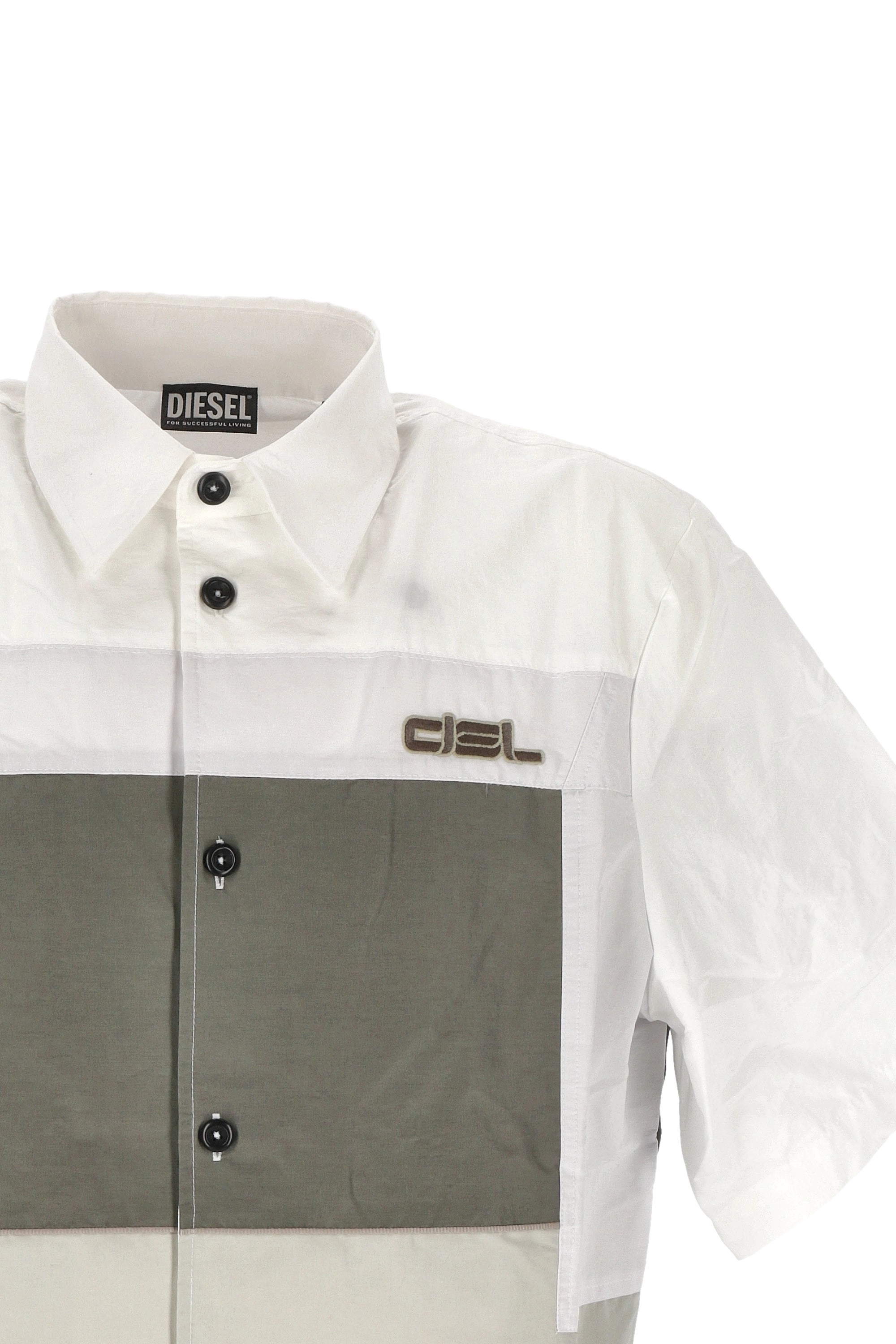 Diesel S-Dara Colour-Block Short-Sleeved Shirt