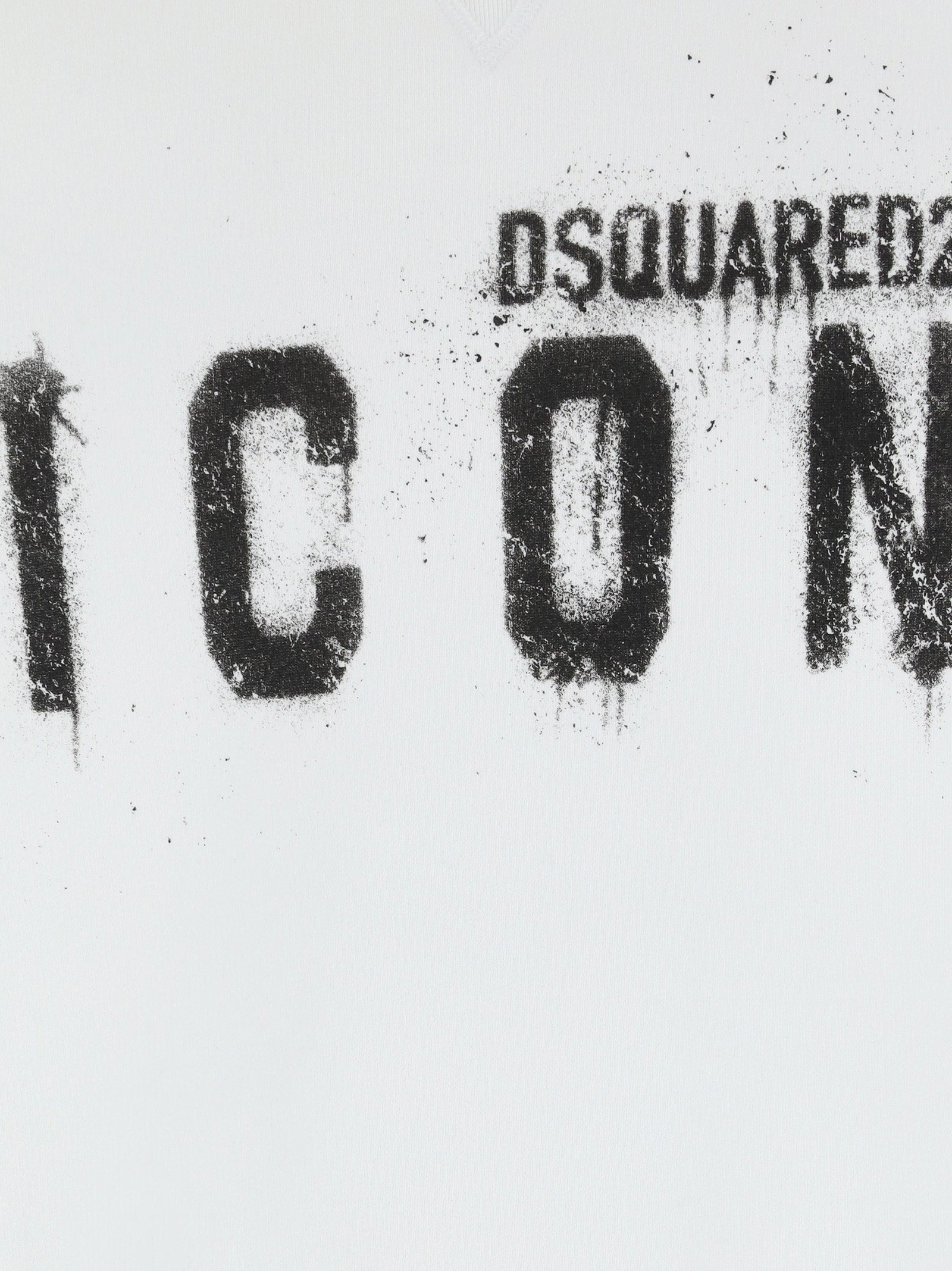 Dsquared2 Icon Painted Crewneck Sweatshirt