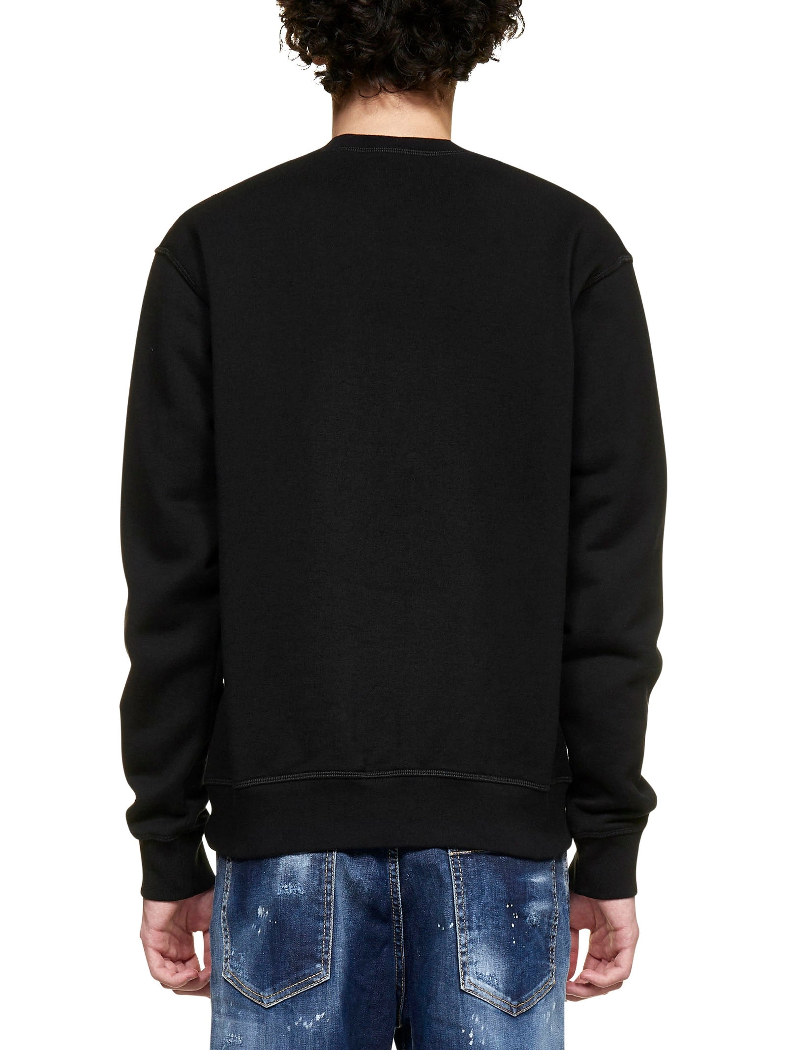 Dsquared2 Icon Painted Crewneck Sweatshirt