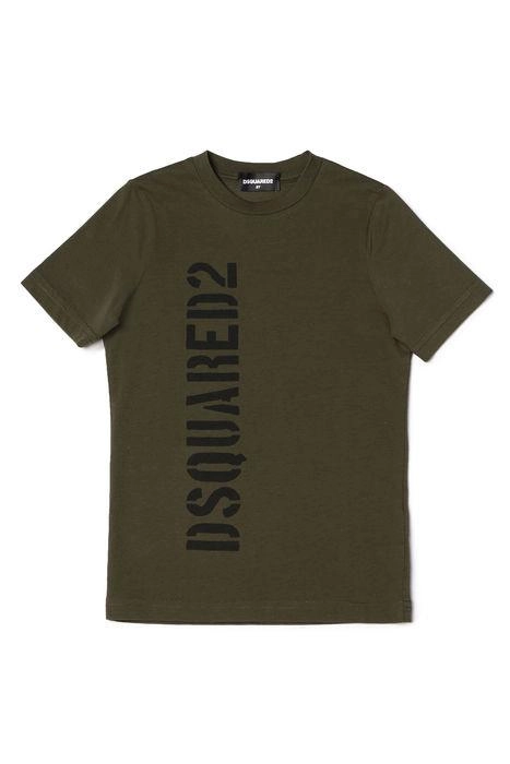Dsquared2 Kids Logo Printed Crewneck T-Shirt