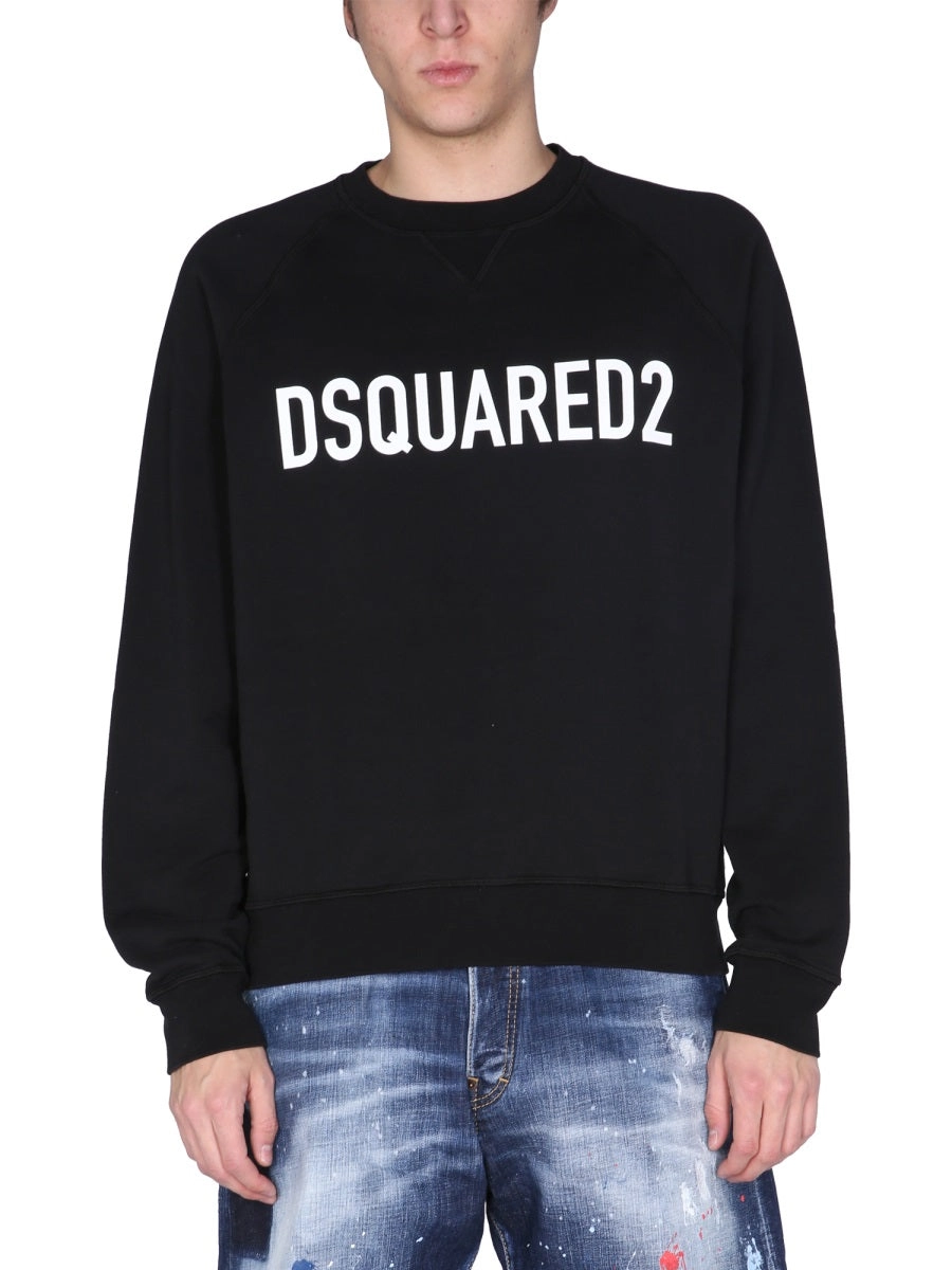Dsquared2 Logo Print Crewneck Sweatshirt