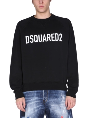 Dsquared2 Logo Print Crewneck Sweatshirt