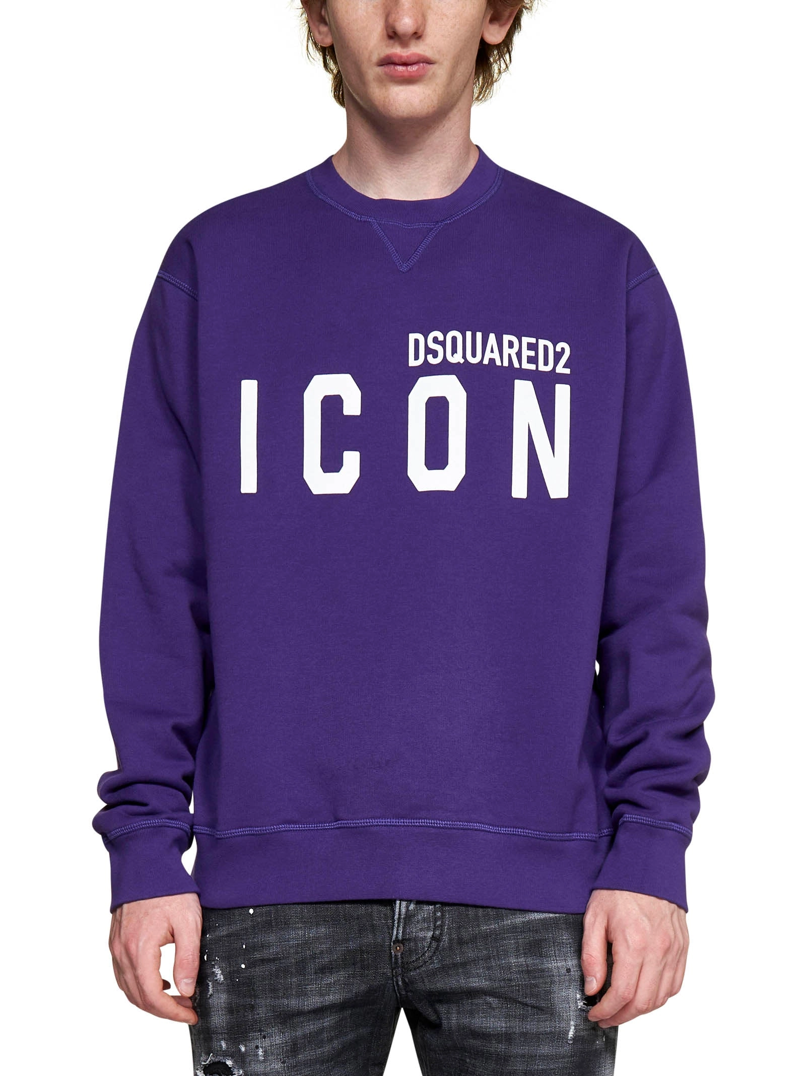 Dsquared2 Logo Print Crewneck Sweatshirt