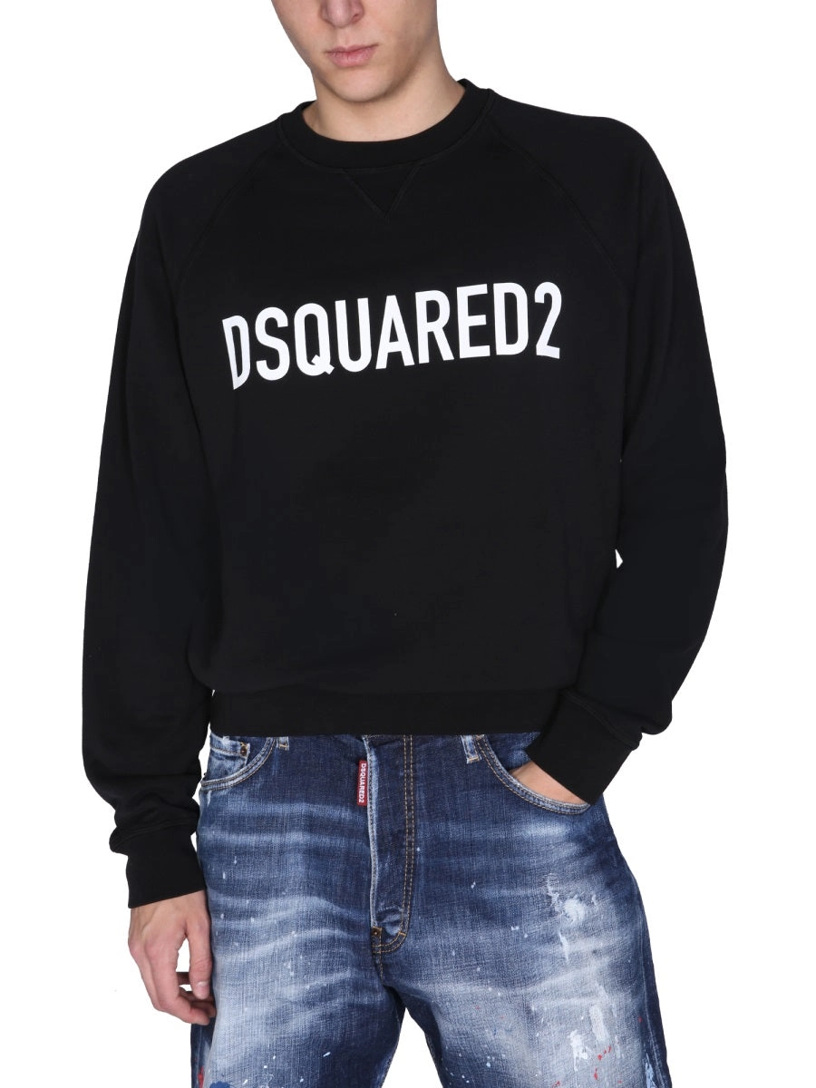 Dsquared2 Logo Print Crewneck Sweatshirt