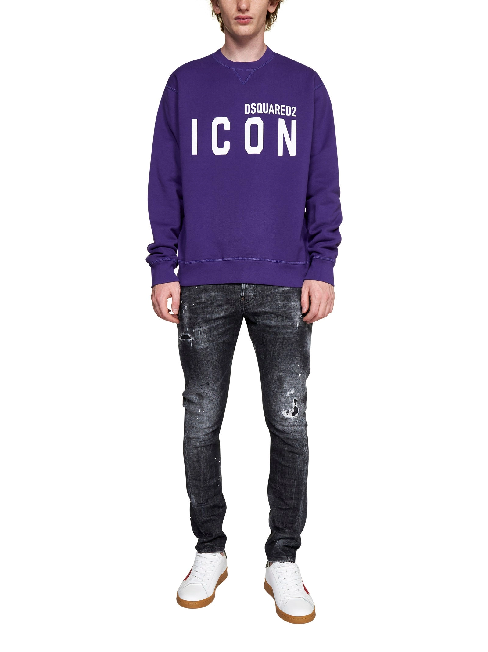 Dsquared2 Logo Print Crewneck Sweatshirt