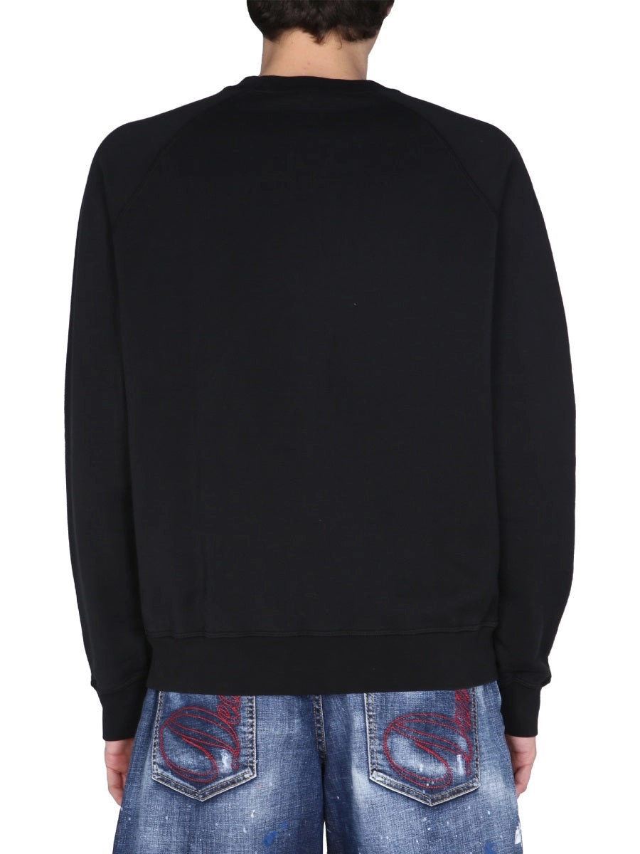 Dsquared2 Logo Print Crewneck Sweatshirt