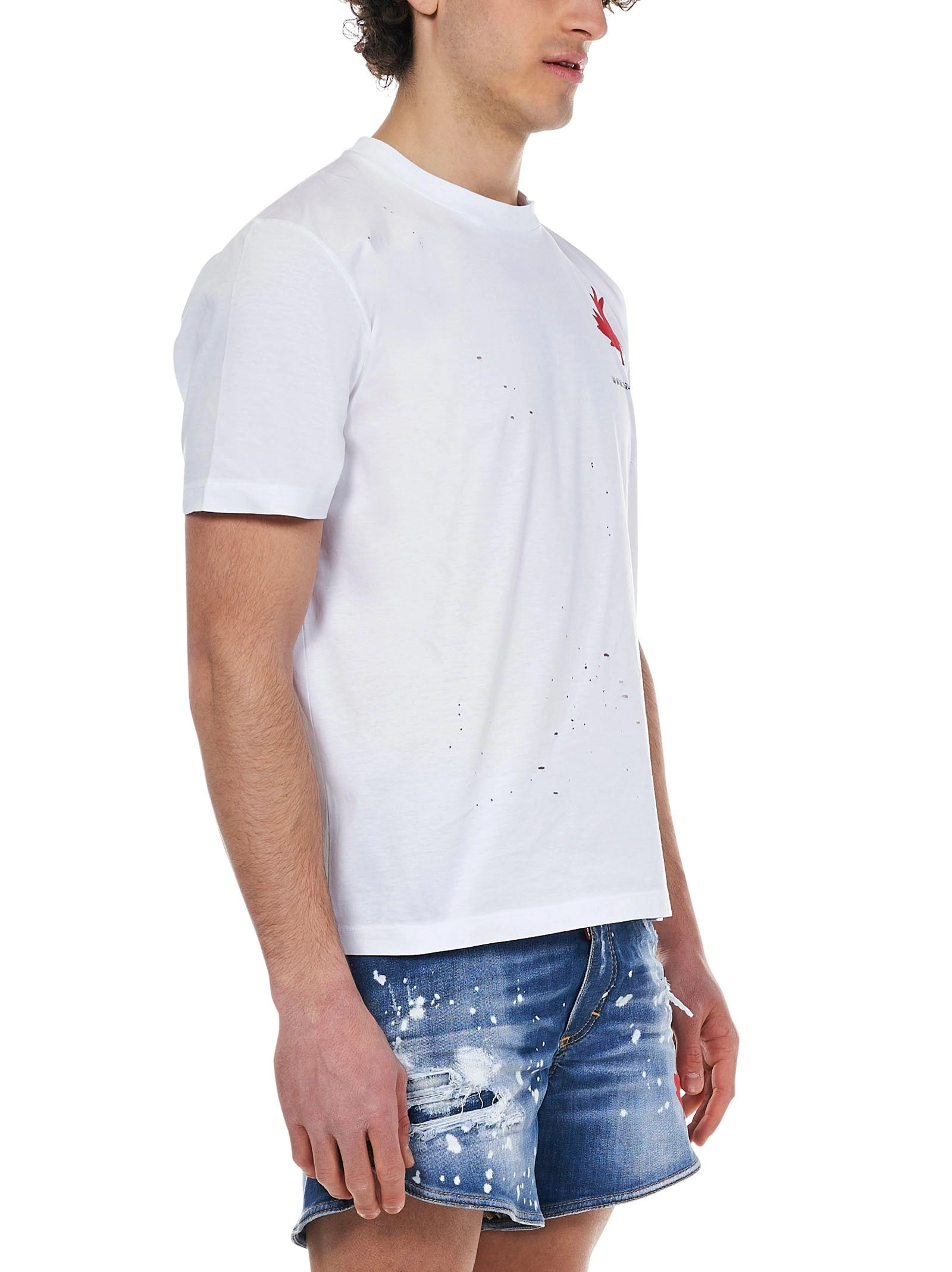 Dsquared2 Logo Print Crewneck T-Shirt
