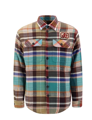 Dsquared2 Multicolor Check Pattern Button-Up Shirt