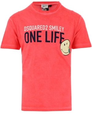 Dsquared2 Slogan Print Crewneck T-Shirt