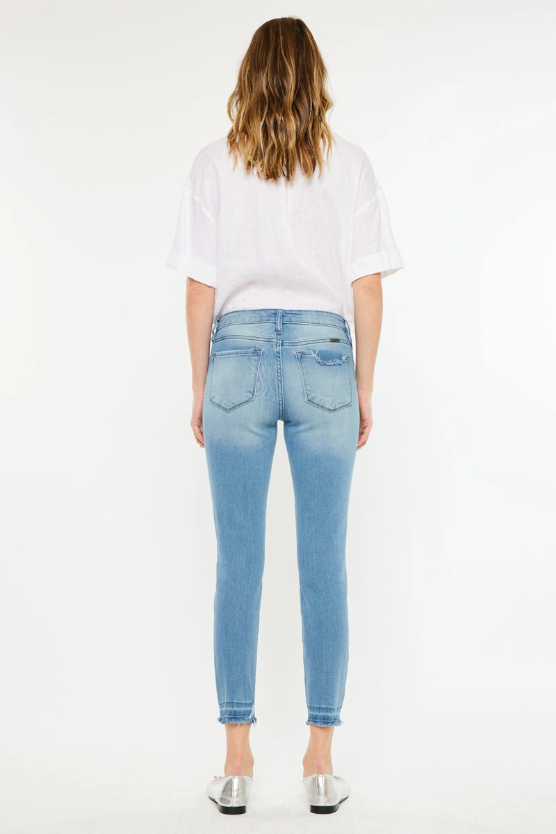 Electra Mid Rise Ankle Skinny Jeans
