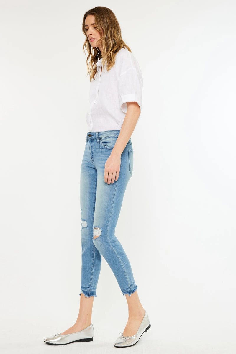 Electra Mid Rise Ankle Skinny Jeans