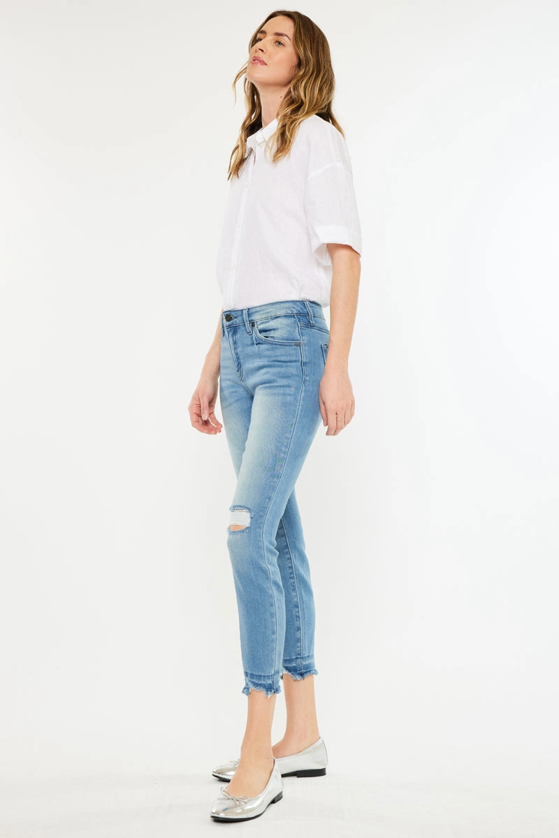 Electra Mid Rise Ankle Skinny Jeans