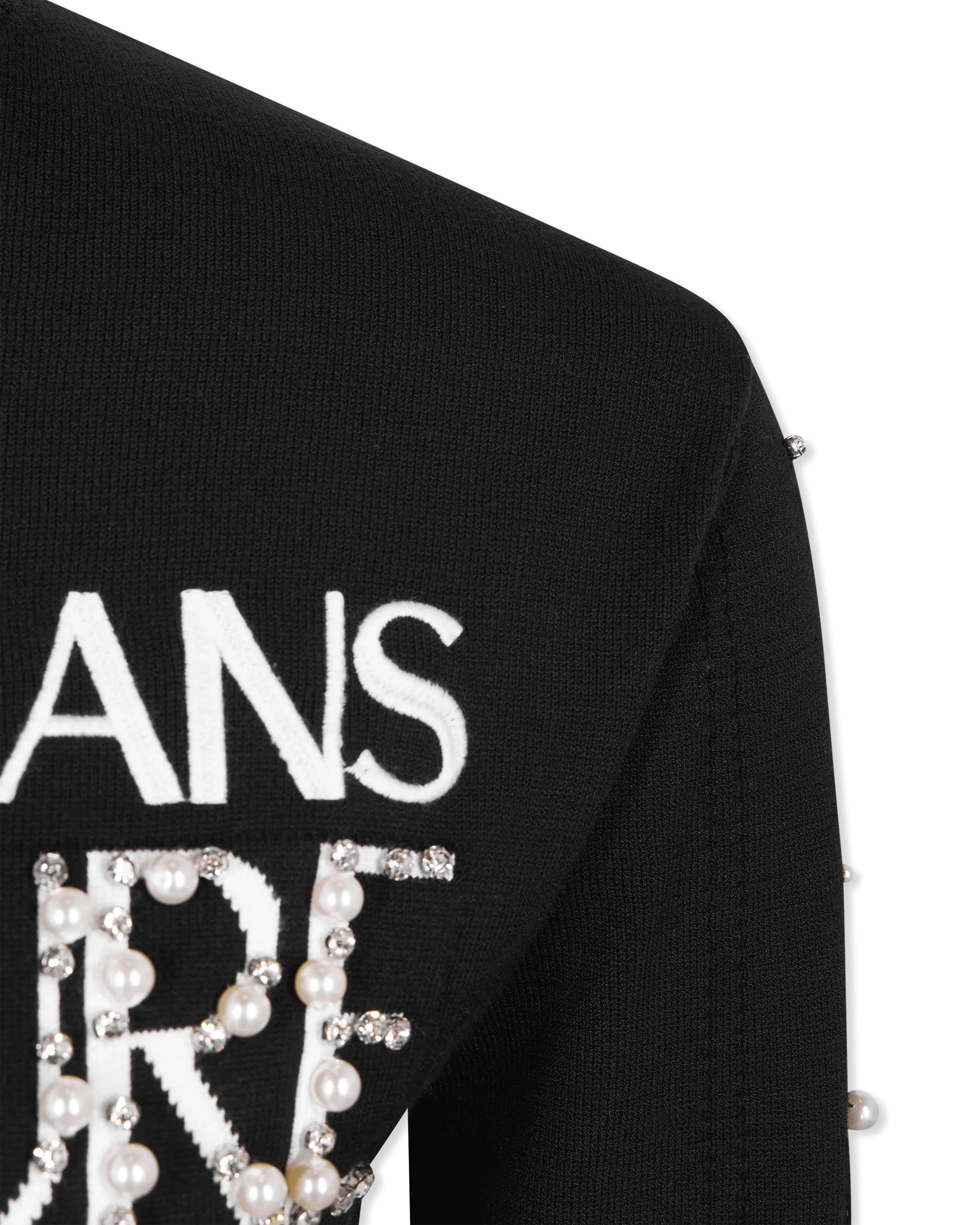 Embellished Logo Sweater