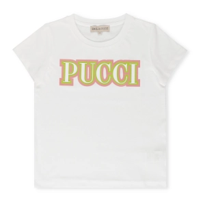 Emilio Pucci Junior Logo Printed Crewneck T-Shirt