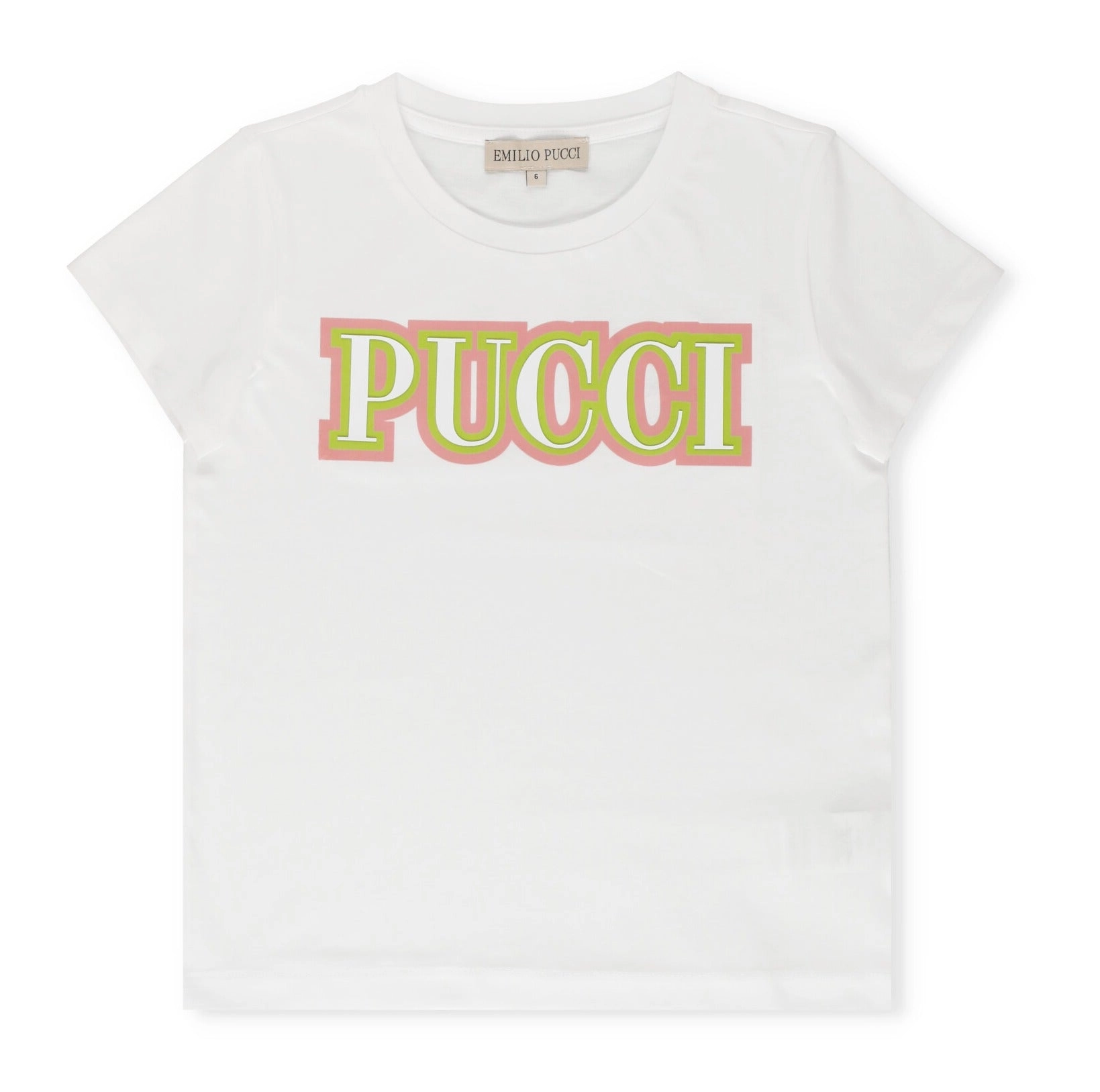 Emilio Pucci Junior Logo Printed Crewneck T-Shirt