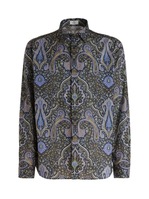Etro Allover Graphic Print Shirt