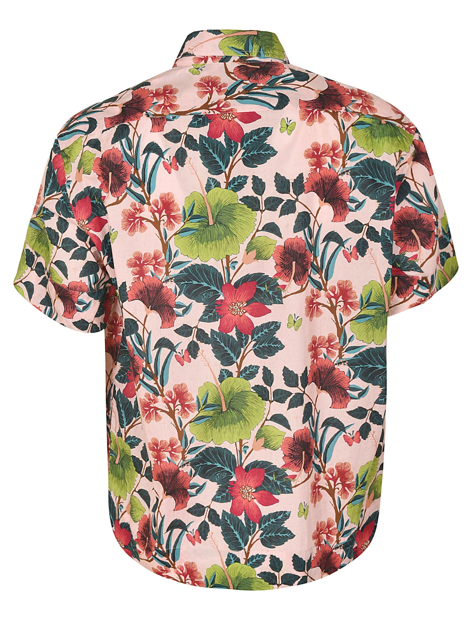 Etro Floral Printed Short-Sleeved Shirt