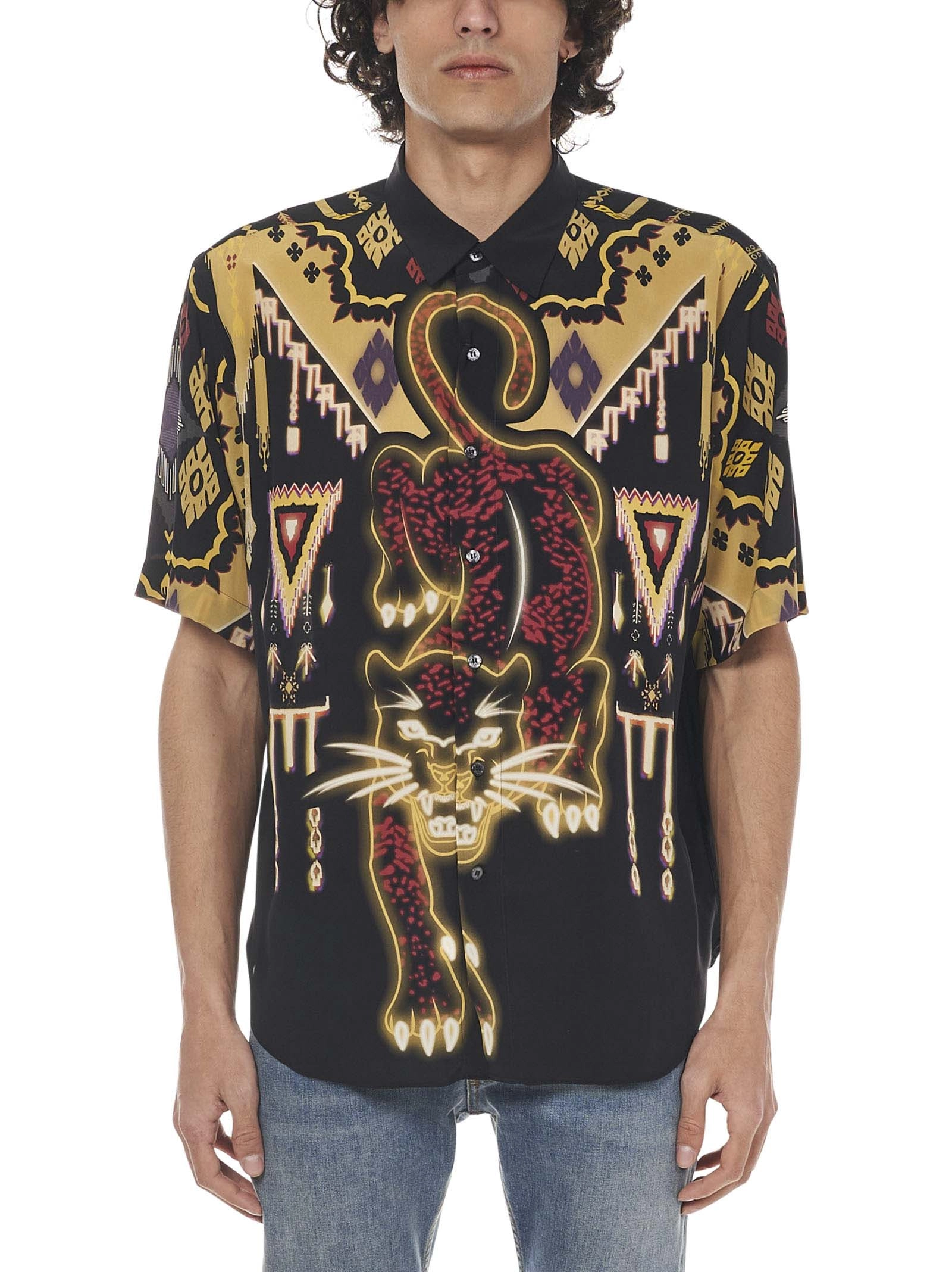 Etro Graphic Print Short Sleeved Shirt