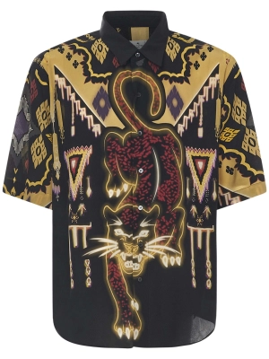 Etro Graphic Print Short Sleeved Shirt