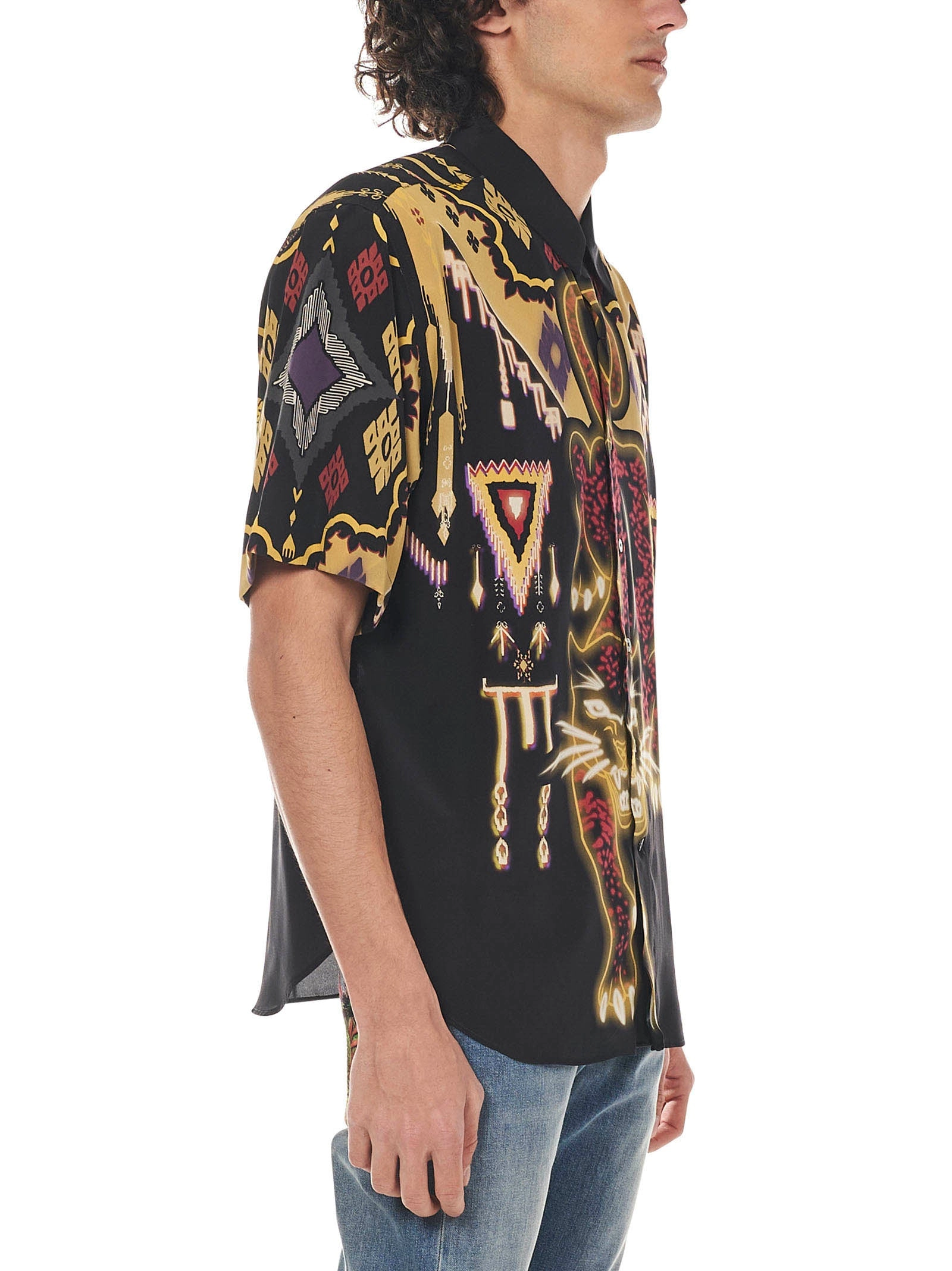 Etro Graphic Print Short Sleeved Shirt