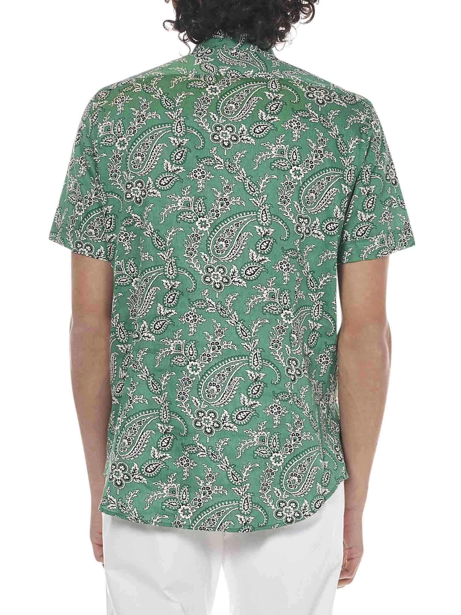 Etro Graphic Printed Short-Sleeved Shirt