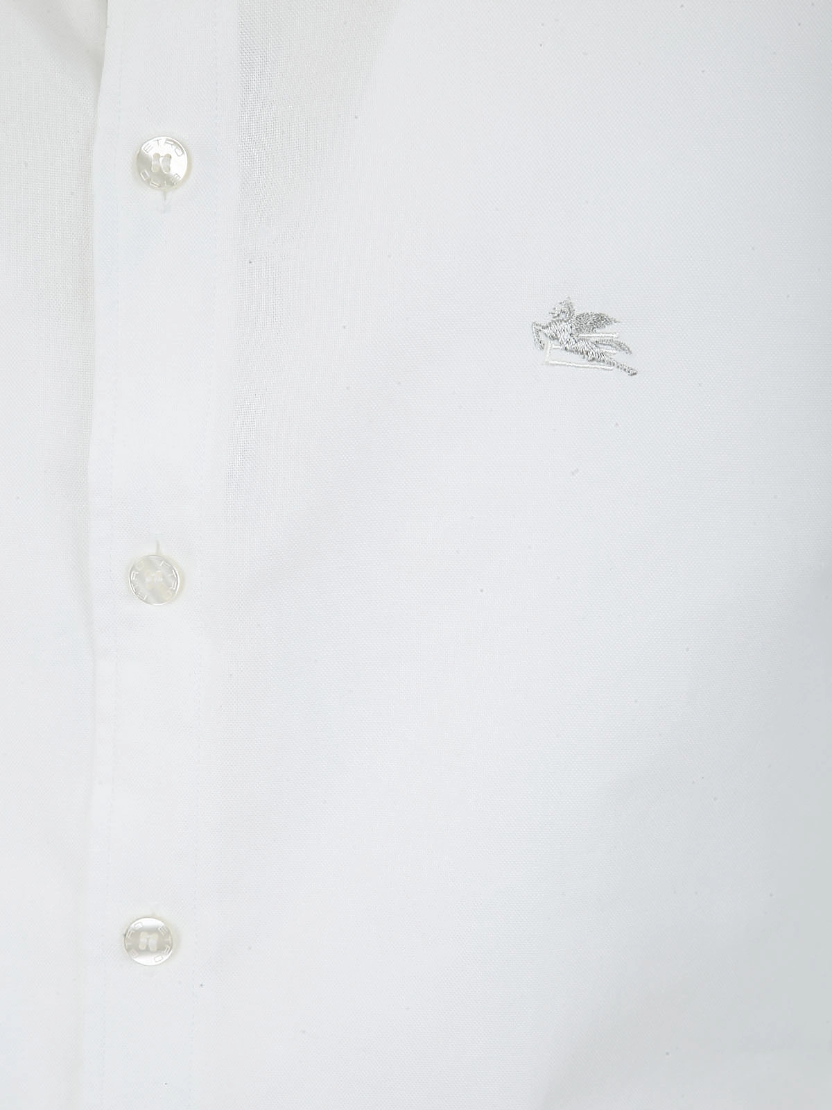 Etro Logo Embroidered Buttoned Shirt