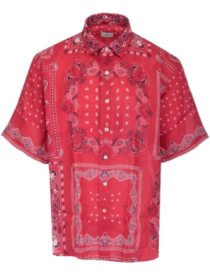 Etro Paisley Bandana Printed Short Sleeved Shirt