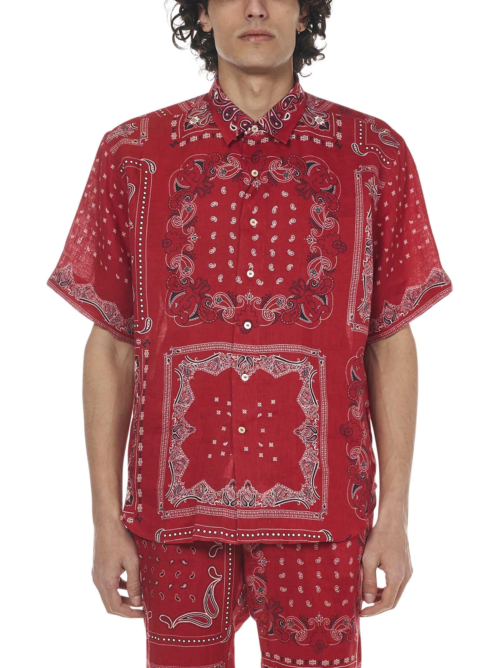 Etro Paisley Bandana Printed Short Sleeved Shirt